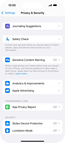 Press Sensitive Content Warning.
