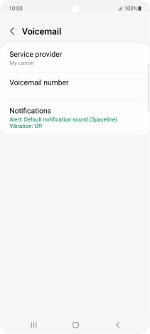 Press Voicemail number. Press Voicemail number.