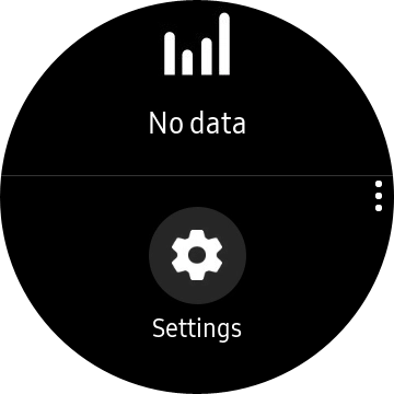 The number of steps for the day is displayed on the screen. The number of steps for the day is displayed on the screen.