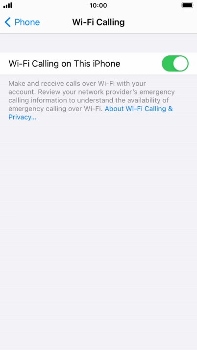 Press the Home key to return to the home screen.