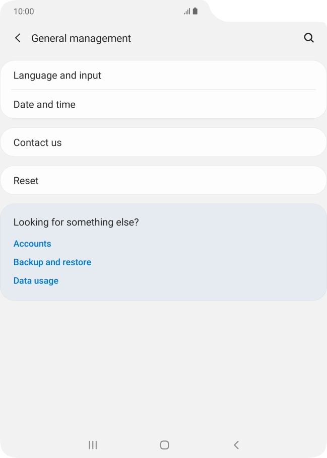 Press Date and time.