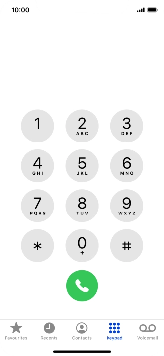 Press Keypad.