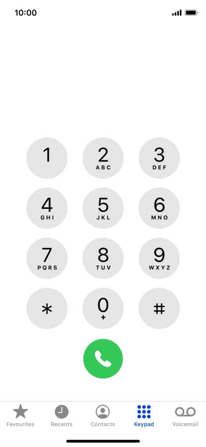 Press Keypad.