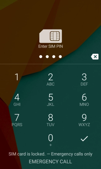 If you're asked to key in your PIN, do so and press the confirm icon.