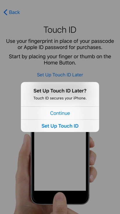 If you turn off the function, press Continue.