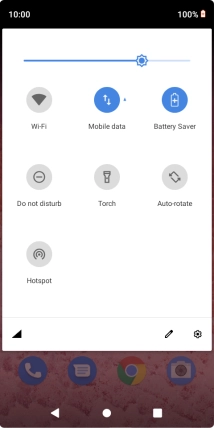 Press the Home key to return to the home screen.
