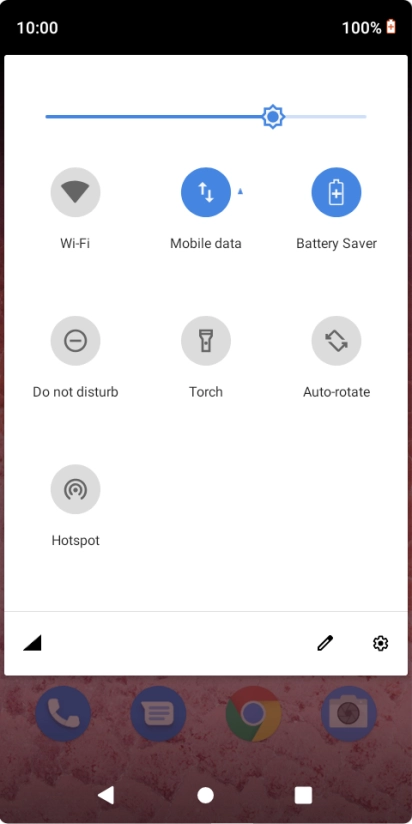 Press the Home key to return to the home screen.