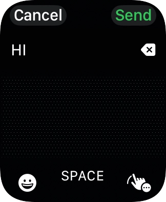 Press the input icon.