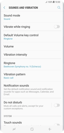 Press the Home key to return to the home screen.