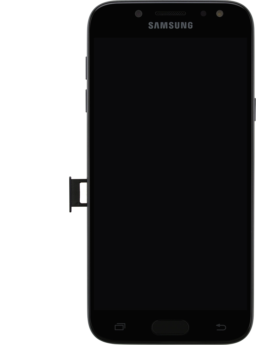 Place your SIM in the SIM holder and insert the SIM holder into your phone.