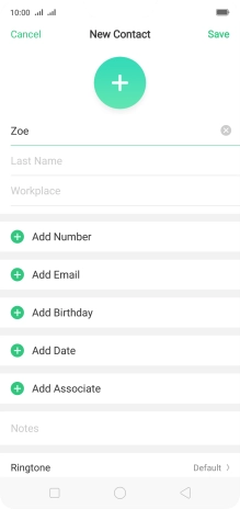 Press Last Name and key in the last name.