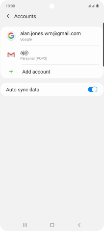 Press the Home key to return to the home screen.