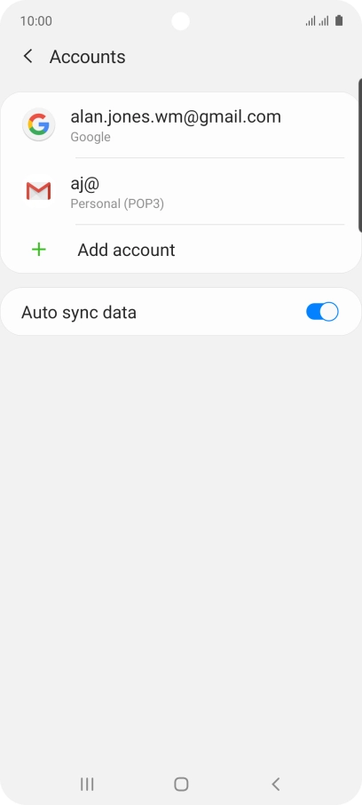 Press the Home key to return to the home screen.