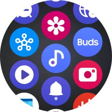 Press the music player icon.