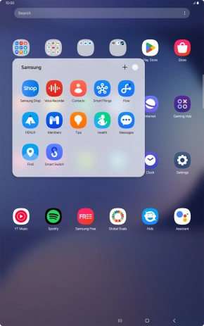 Open a supported app, e.g. Messages. Open a supported app, e.g. Messages.