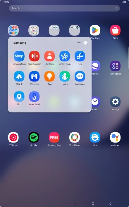 Open a supported app, e.g. Messages. Open a supported app, e.g. Messages.