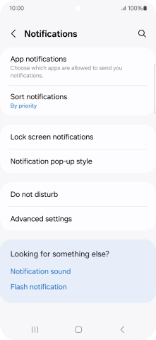 Press App notifications.