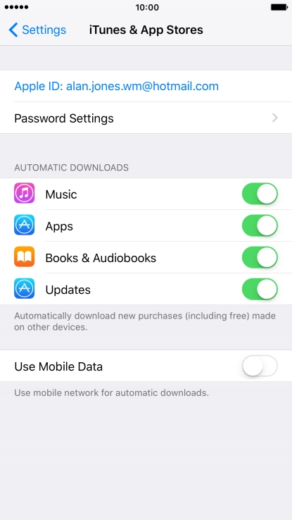 Press the Home key to return to the home screen.