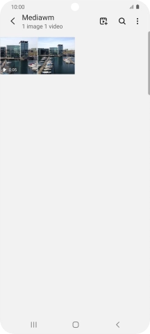 Press and hold any picture or video clip.