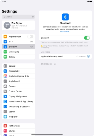 Slide your finger upwards starting from the bottom of the screen to return to the home screen.
