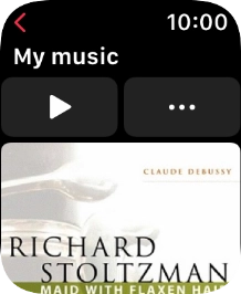 Press the play icon to start the playback.