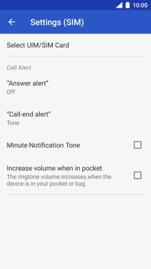 Press Select UIM/SIM Card.