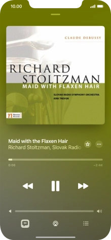 Press arrow right to go to the next audio file.