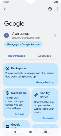 Press Find My Device.