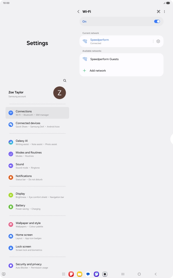 Press the Home key to return to the home screen. Press the Home key to return to the home screen.