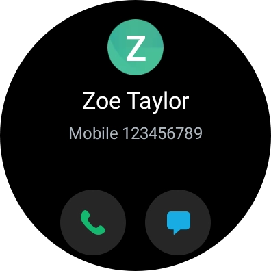 Press the call icon. Press the call icon.