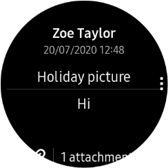 Press the menu icon.
