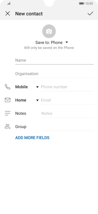 Press the address book drop down list.