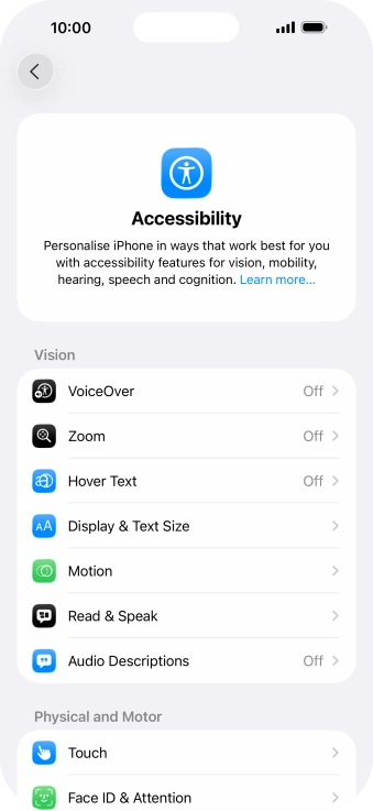Press the required category below 