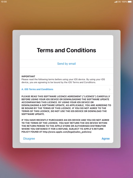 Press Agree. Press Agree.