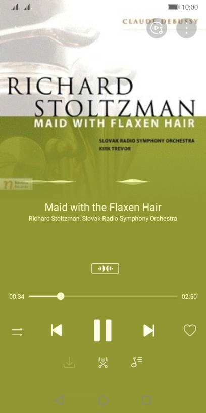 Press arrow right to go to the next audio file.