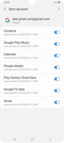 Press the Home key to return to the home screen.