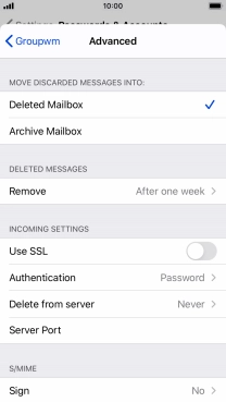 Press Authentication.