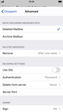 Press Authentication.