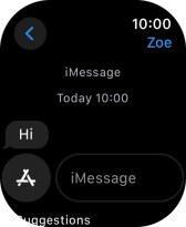 Press iMessage. Press iMessage.