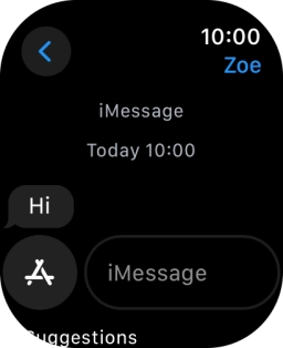 Press iMessage. Press iMessage.