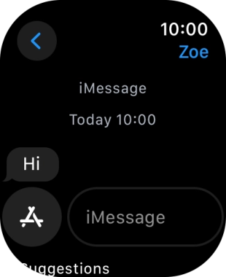 Press iMessage. Press iMessage.