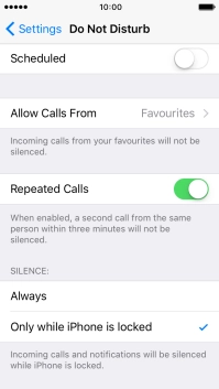 Press Always if you want to set your phone to silent mode permanently.