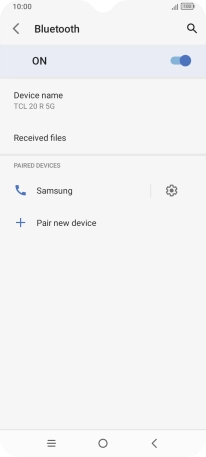 Press the Home key to return to the home screen. Press the Home key to return to the home screen.