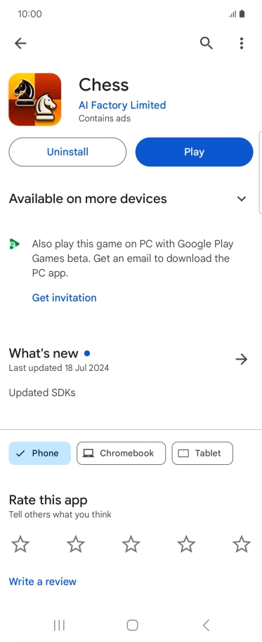 Press Uninstall. Press Uninstall.
