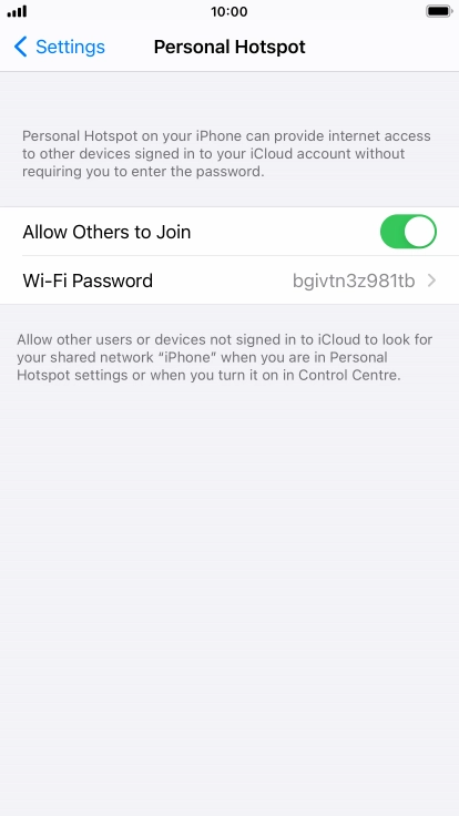 Press the Home key to return to the home screen.
