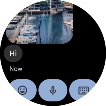 Press the microphone icon.