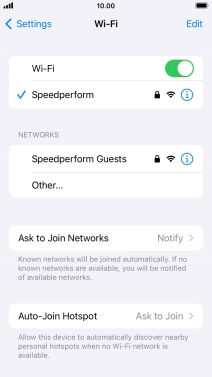 Press the Home key to return to the home screen.