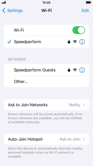 Press the Home key to return to the home screen.