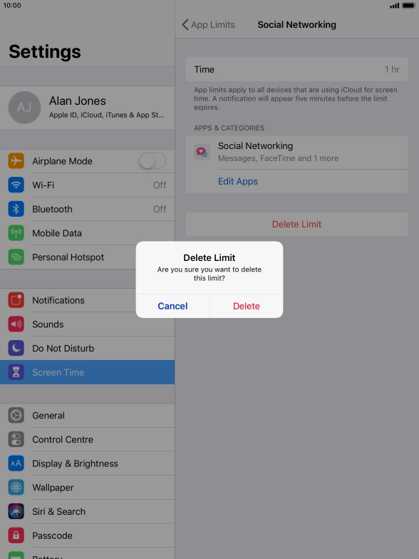 Press Delete. Press Delete.