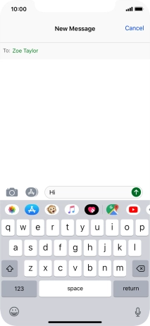 Press the picture icon.